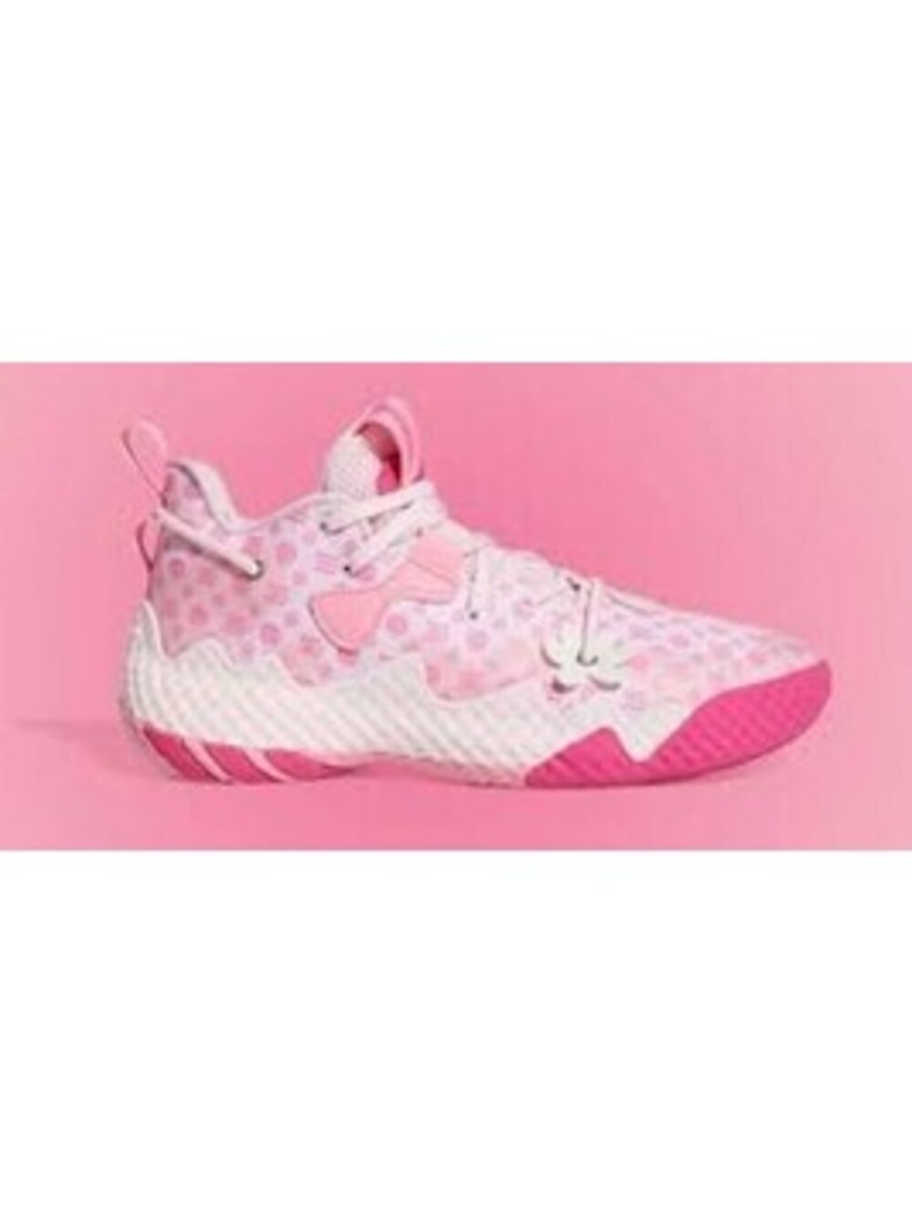 Adidas Harden Vol 6 Monogram Logo Pink Basketball Shoes Mens 8 Women 9 41 GW9033